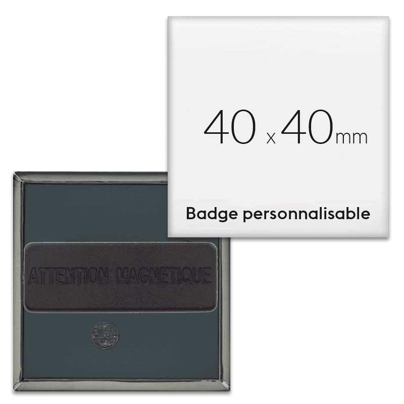  Badge magnétique personnalisé